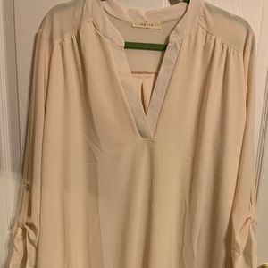 Entro Chiffon v-neck dress lined